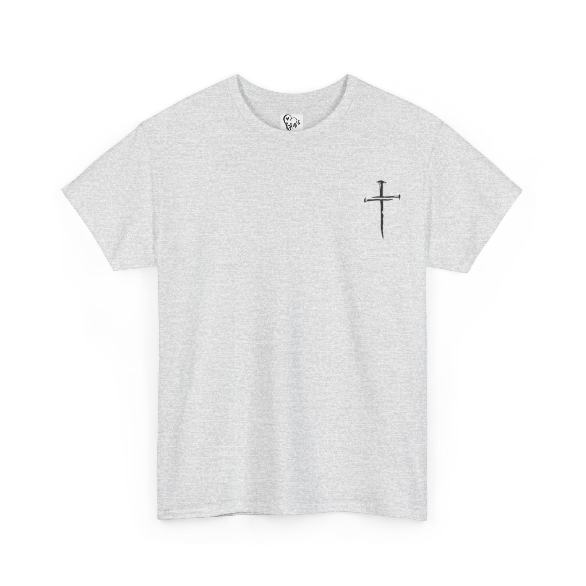 Nail Cross with "The Way The Truth The Life" T-Shirt | Christian Faith Tee