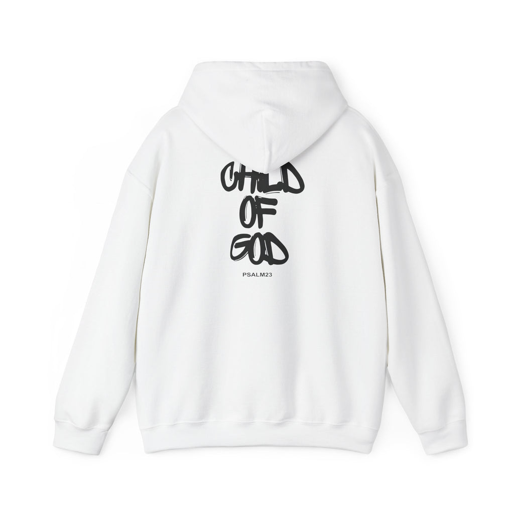 Child of God Hoodie | Handwritten Script Religious Faith Pullover for Adults