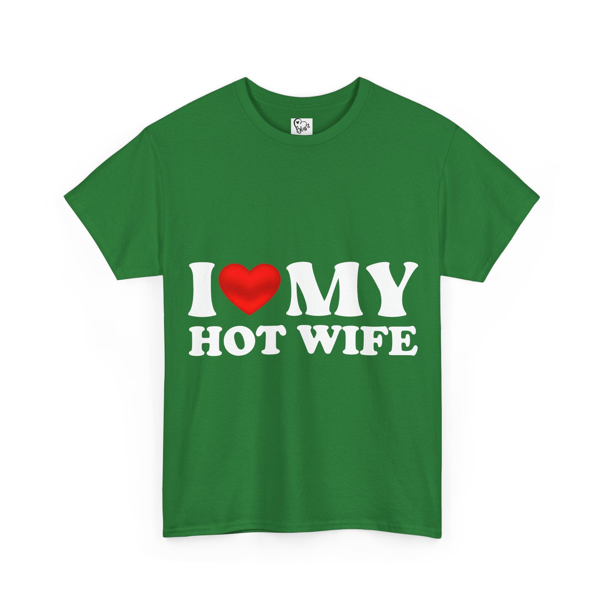 I Love My Hot Wife T-Shirt | Love Graphic Tee Couples Valentines