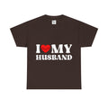 I Love My Husband T-Shirt | Heart Love Husband Tee Couples Valentines