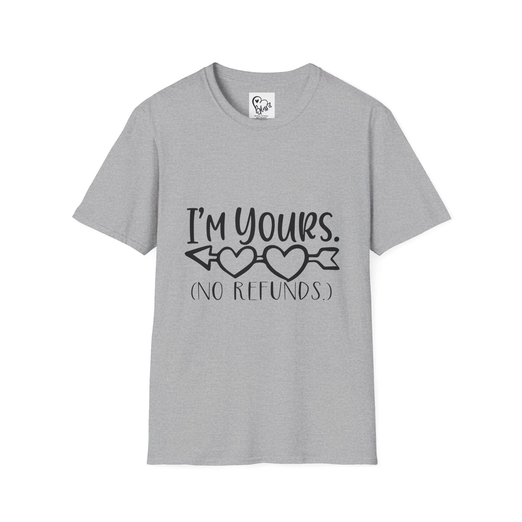 I'm Yours T-Shirt | Heart Arrow Love Graphic Valentine's Day Funny