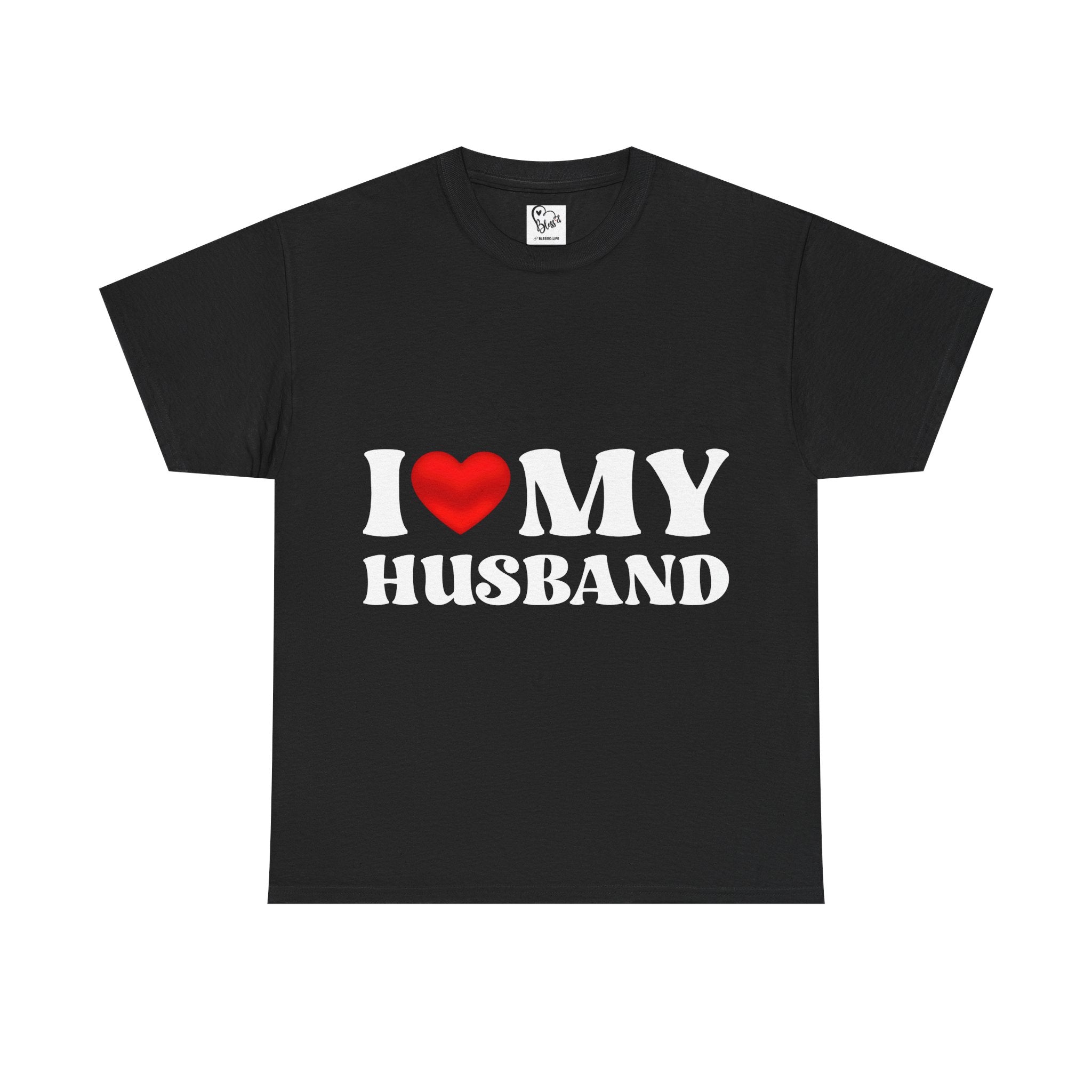I Love My Husband T-Shirt | Heart Love Husband Tee Couples Valentines