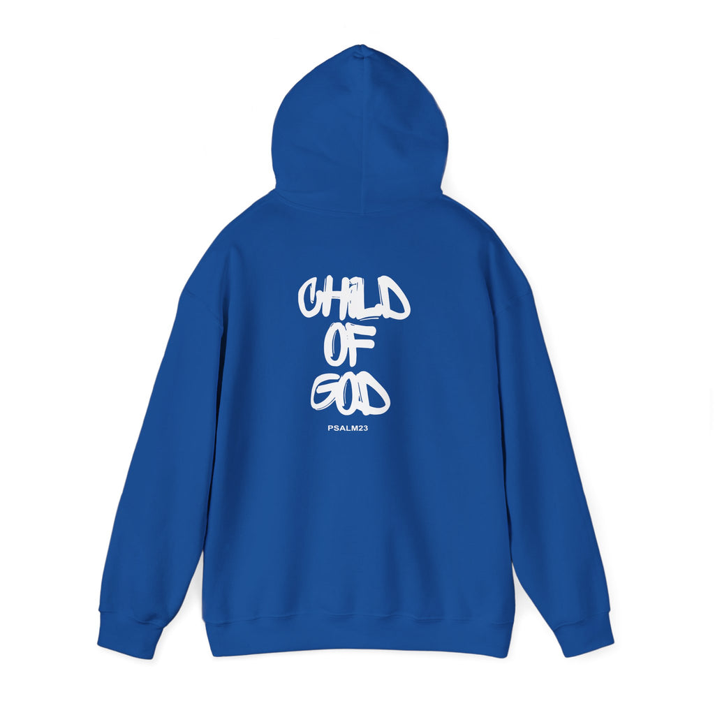 Child of God Hoodie | Handwritten Script Religious Faith Pullover for Adults