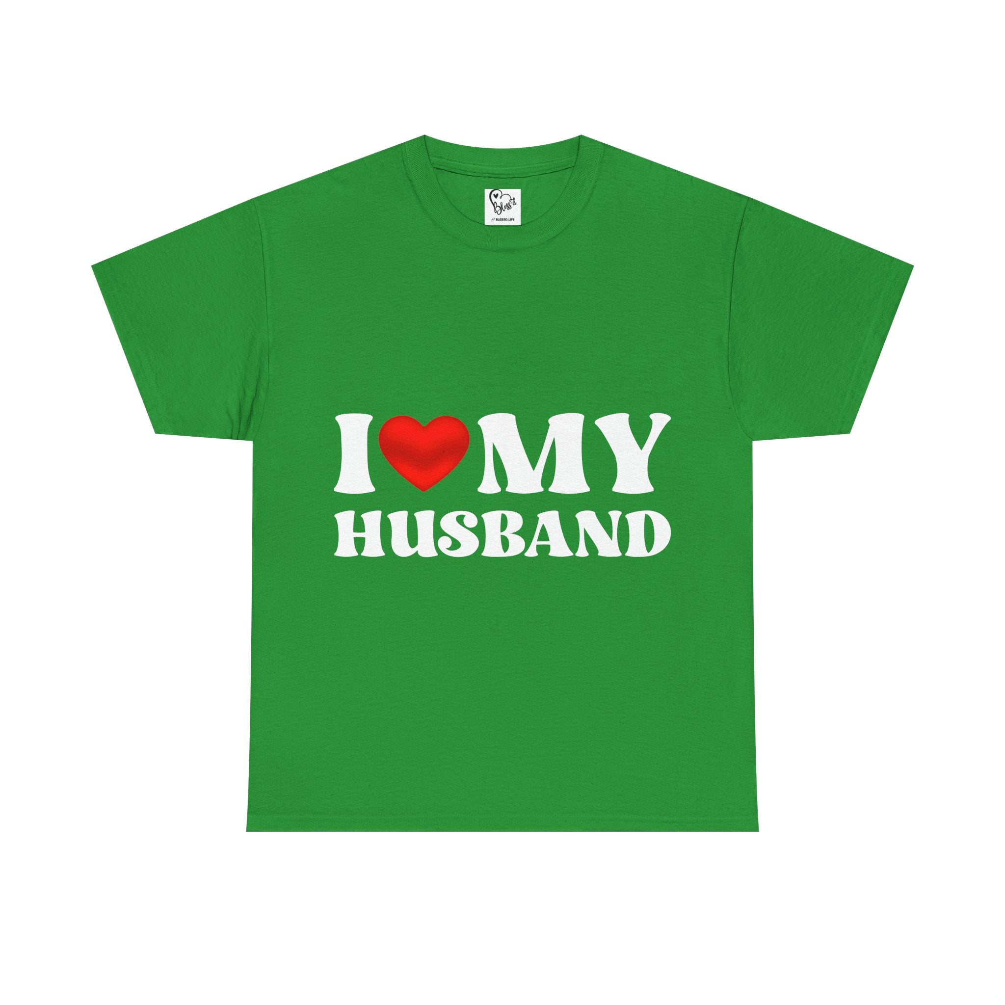 I Love My Husband T-Shirt | Heart Love Husband Tee Couples Valentines