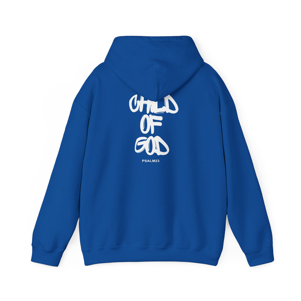 Child of God Hoodie | Handwritten Script Religious Faith Pullover for Adults