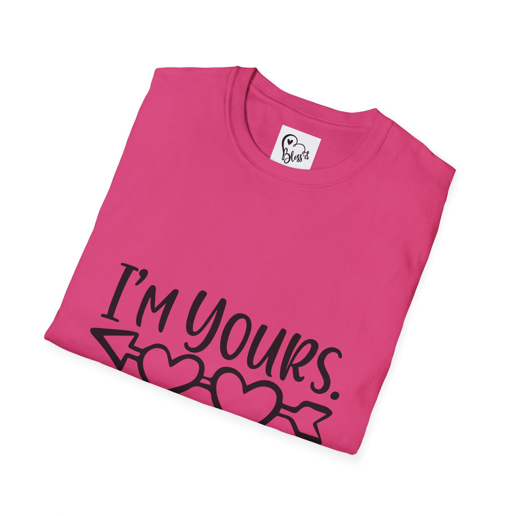 I'm Yours T-Shirt | Heart Arrow Love Graphic Valentine's Day Funny
