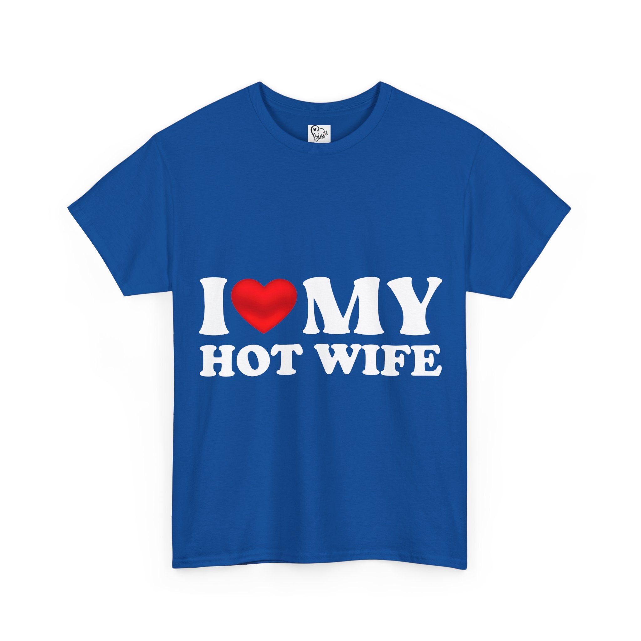 I Love My Hot Wife T-Shirt | Love Graphic Tee Couples Valentines