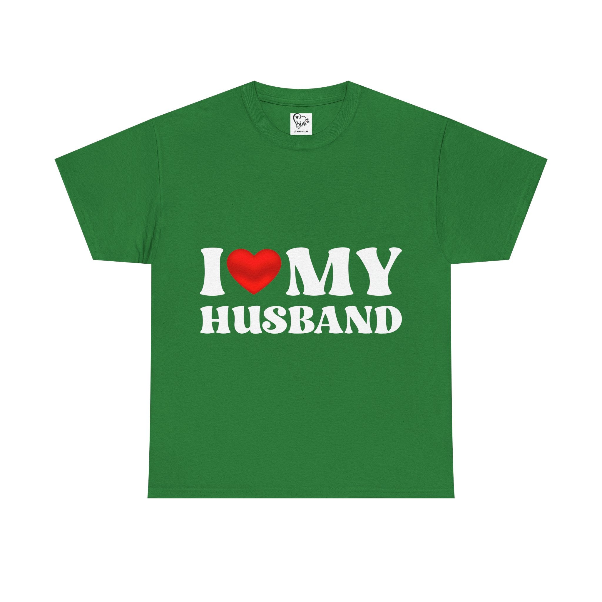 I Love My Husband T-Shirt | Heart Love Husband Tee Couples Valentines