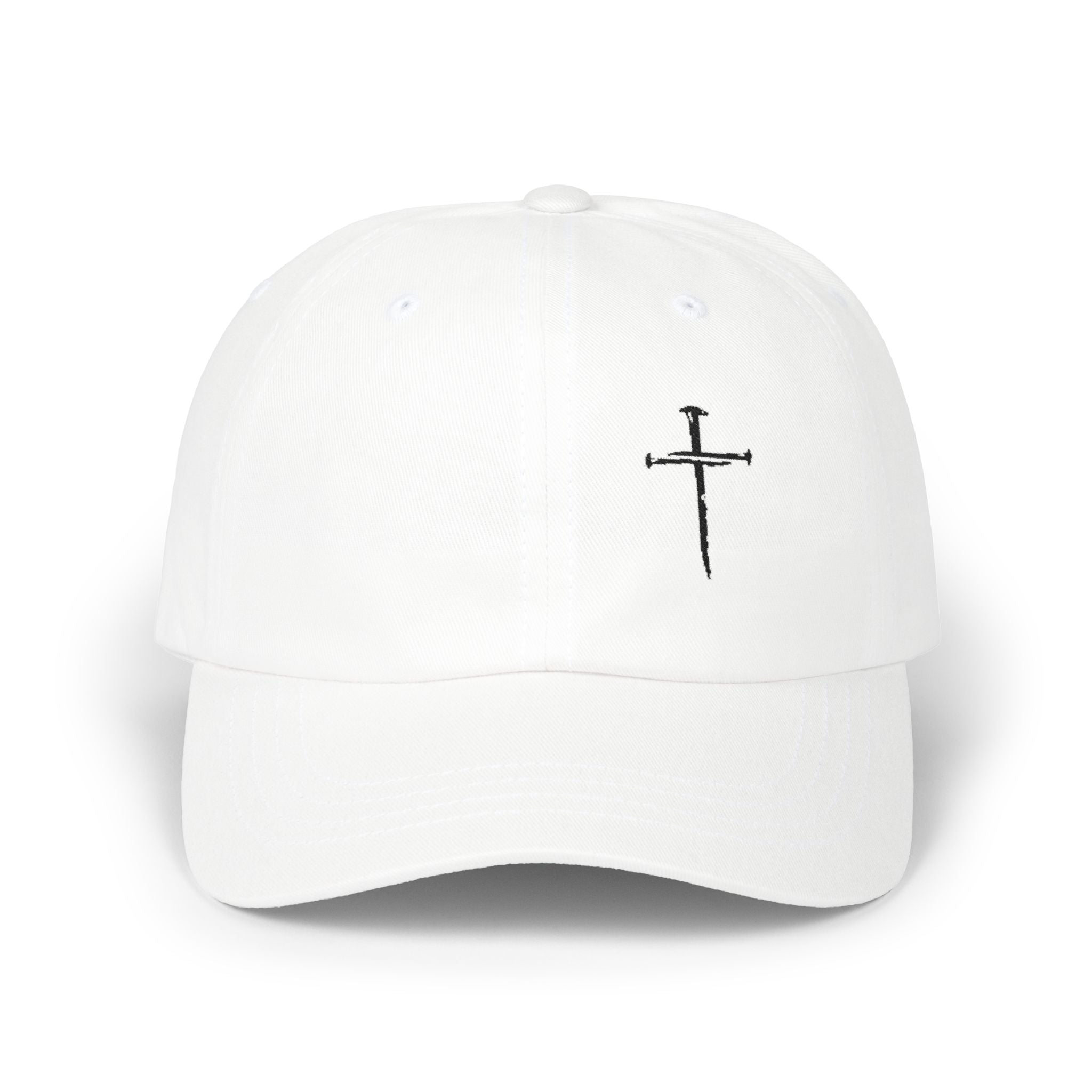 Cross Dad Cap | Embroidered Baseball Hat Christian Dad Cap