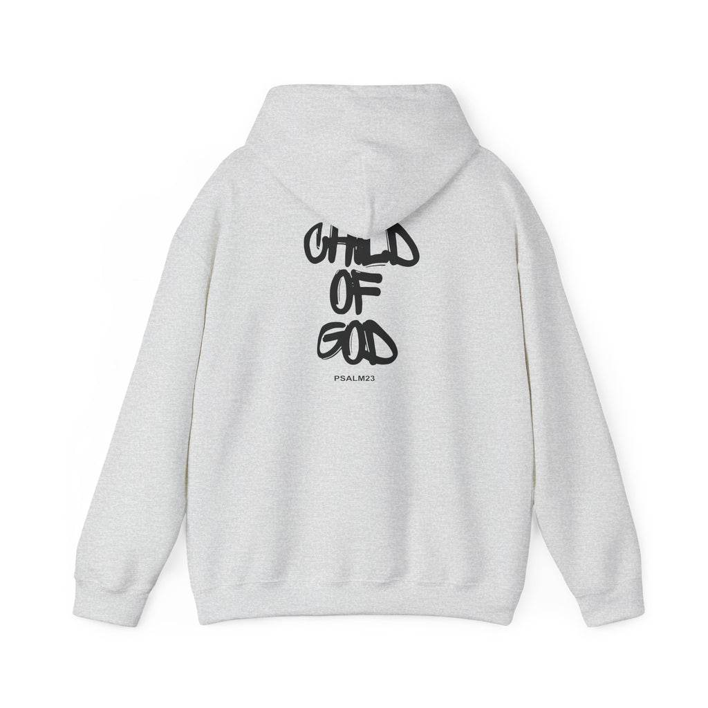 Child of God Hoodie | Handwritten Script Religious Faith Pullover for Adults
