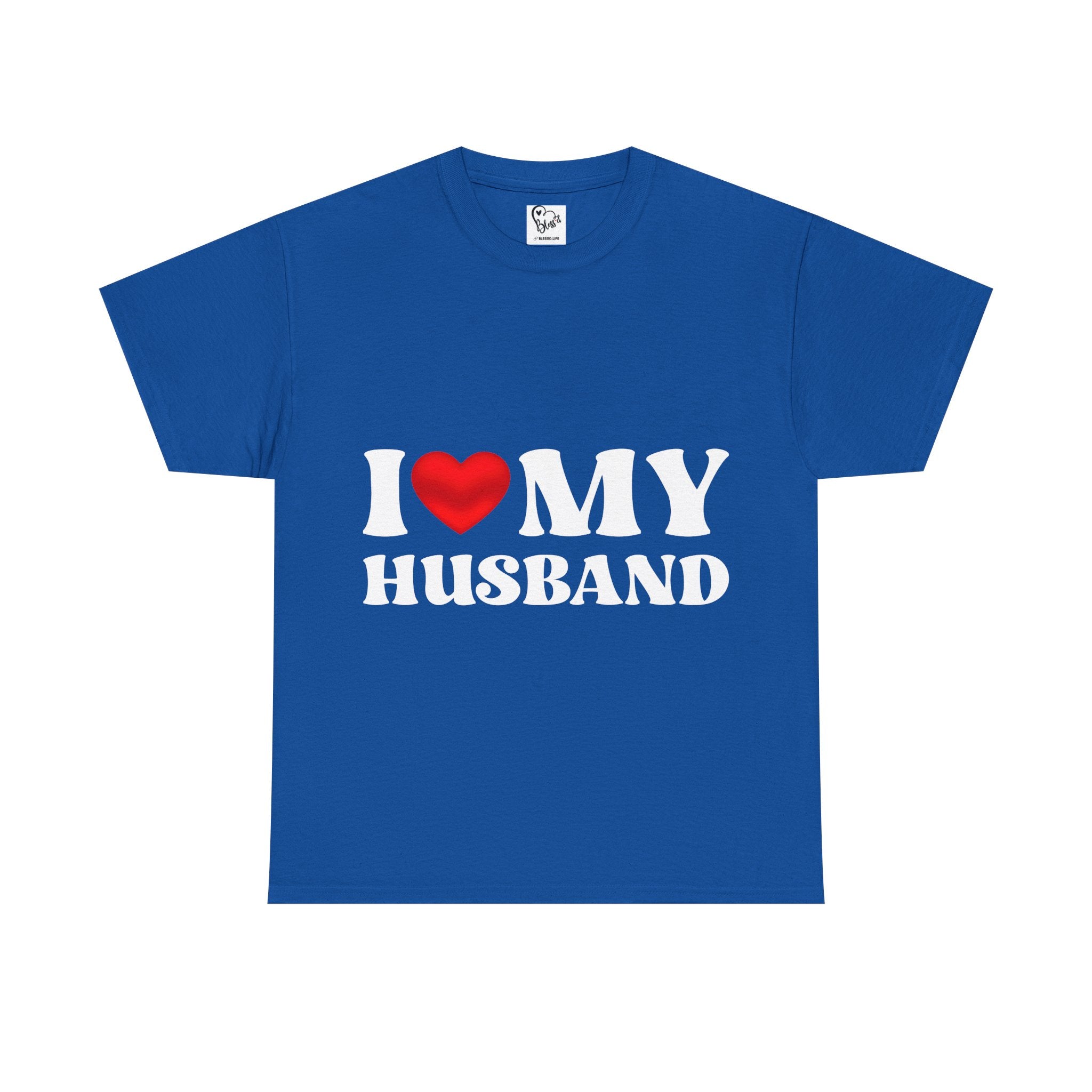 I Love My Husband T-Shirt | Heart Love Husband Tee Couples Valentines