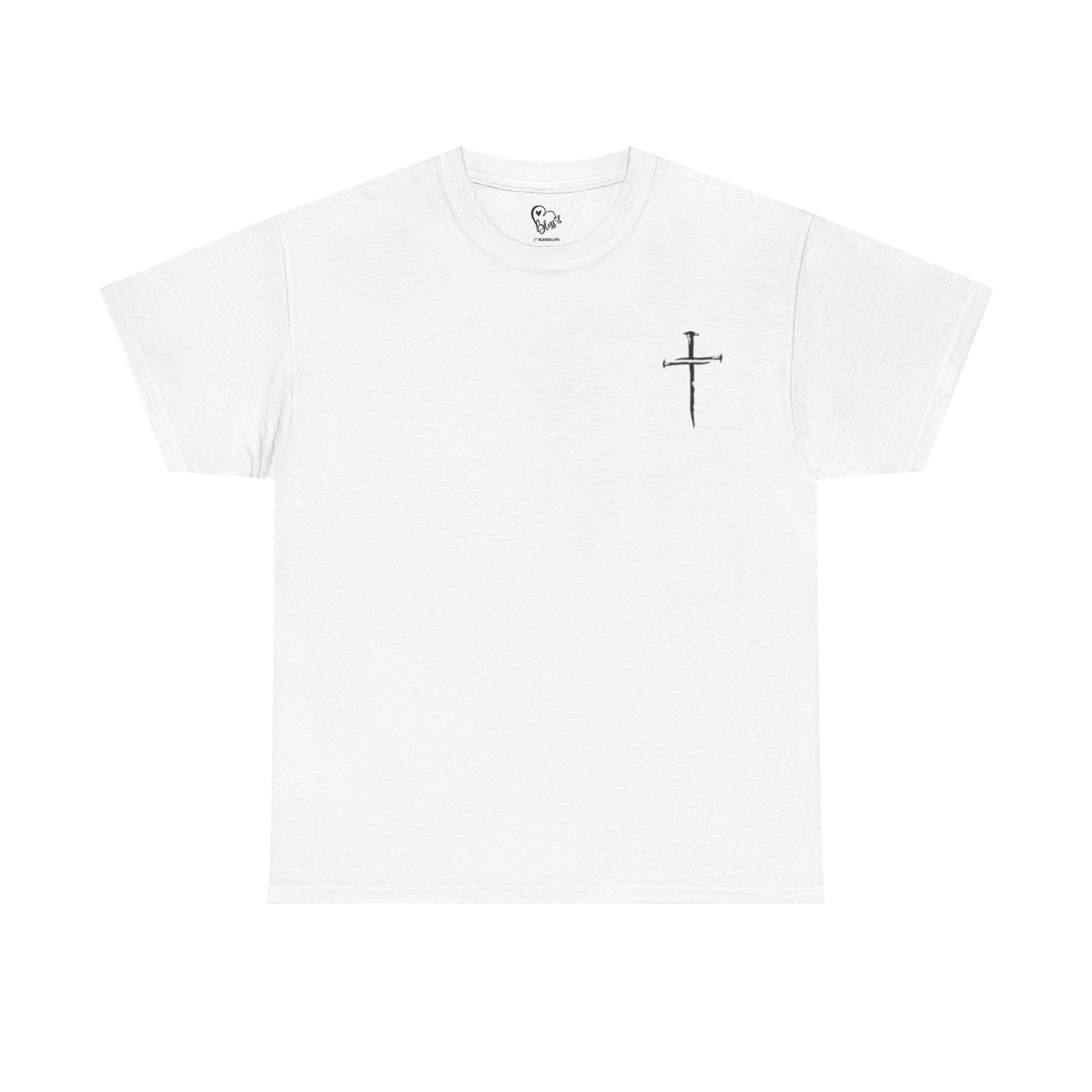 Nail Cross with "The Way The Truth The Life" T-Shirt | Christian Faith Tee