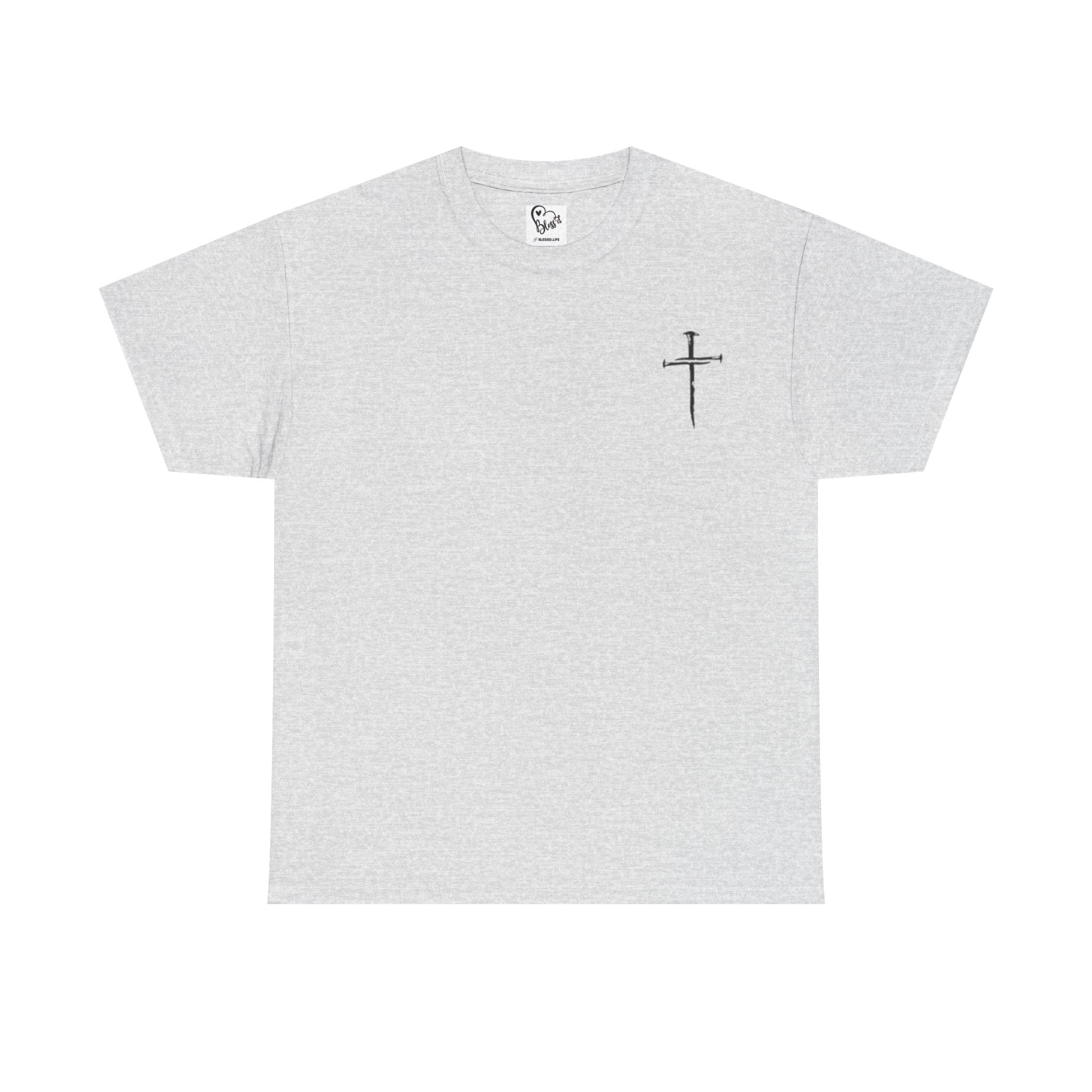 Nail Cross with "The Way The Truth The Life" T-Shirt | Christian Faith Tee