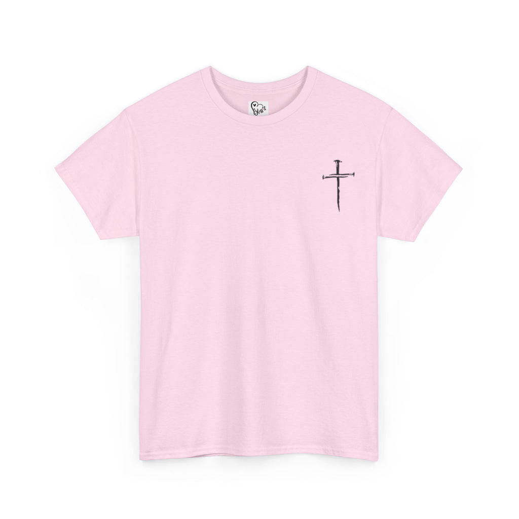 Nail Cross with "The Way The Truth The Life" T-Shirt | Christian Faith Tee