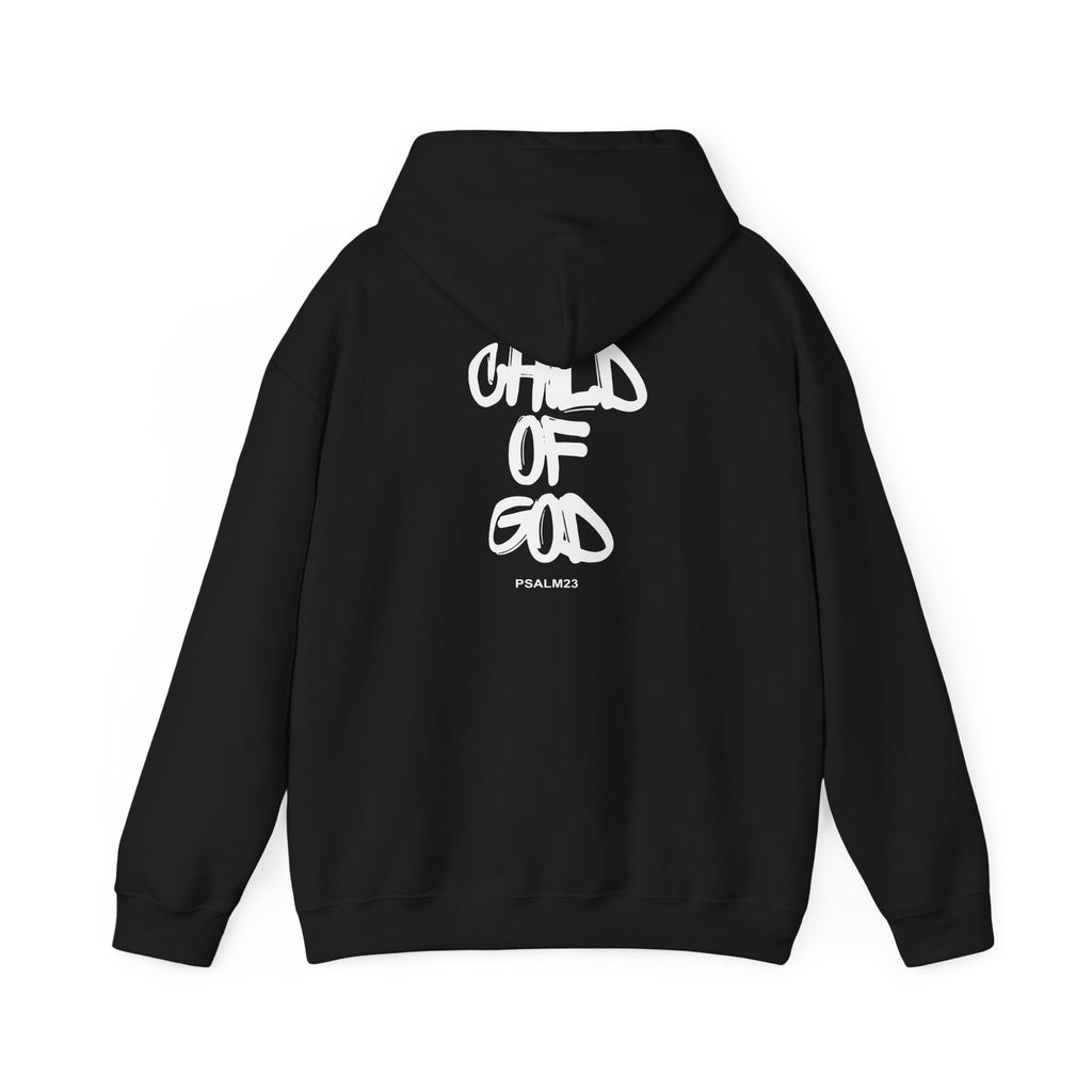 Child of God Hoodie | Handwritten Script Religious Faith Pullover for Adults