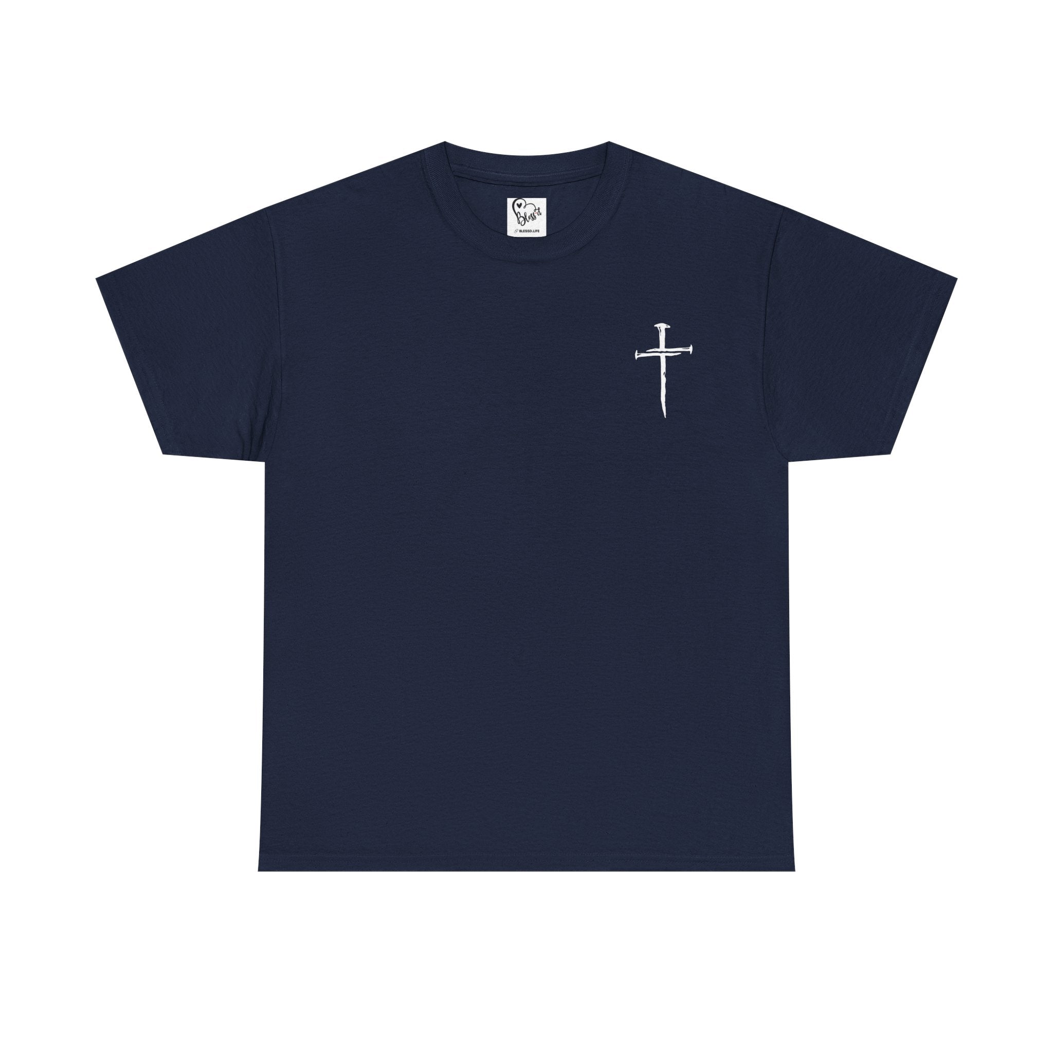 Nail Cross with "The Way The Truth The Life" T-Shirt | Christian Faith Tee