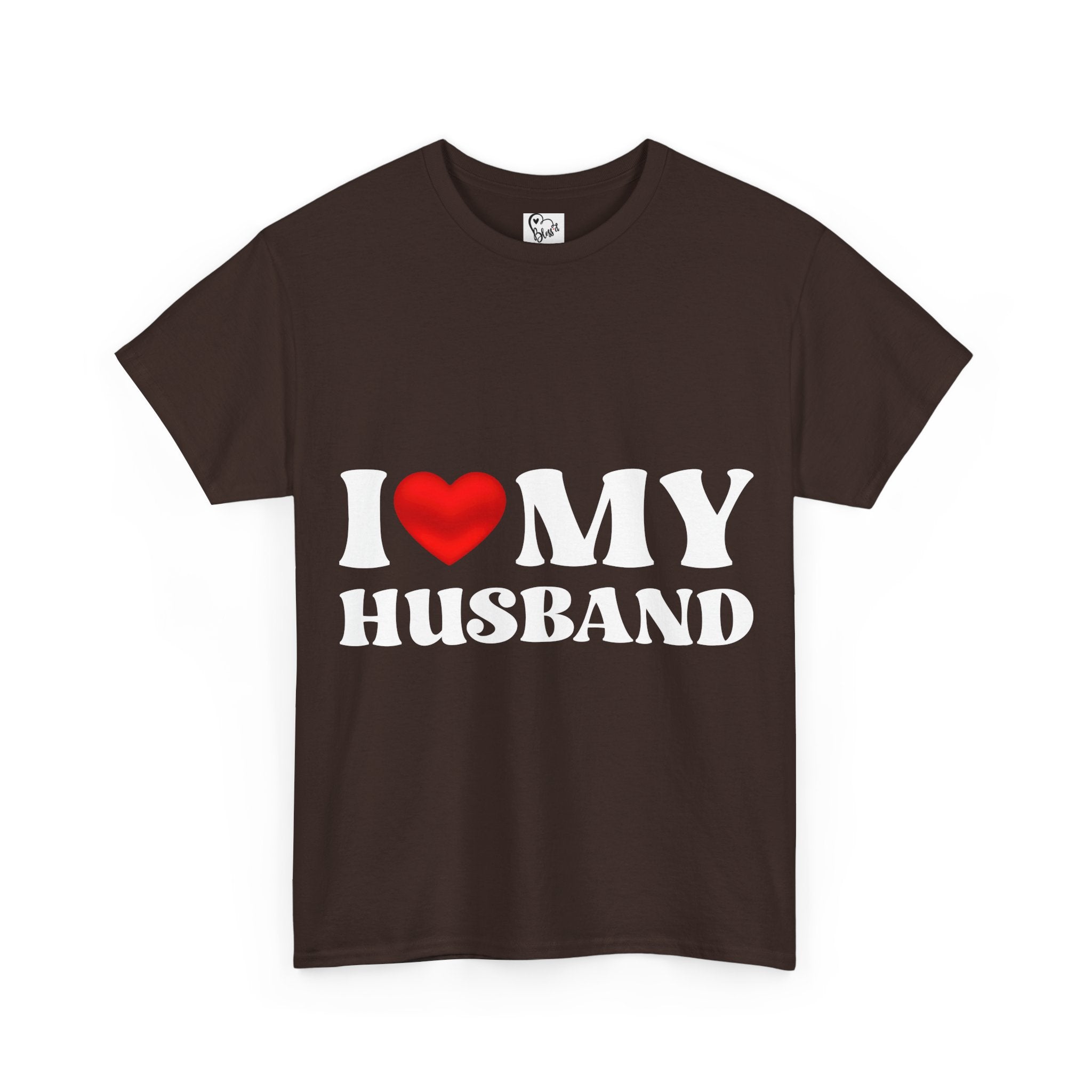 I Love My Husband T-Shirt | Heart Love Husband Tee Couples Valentines