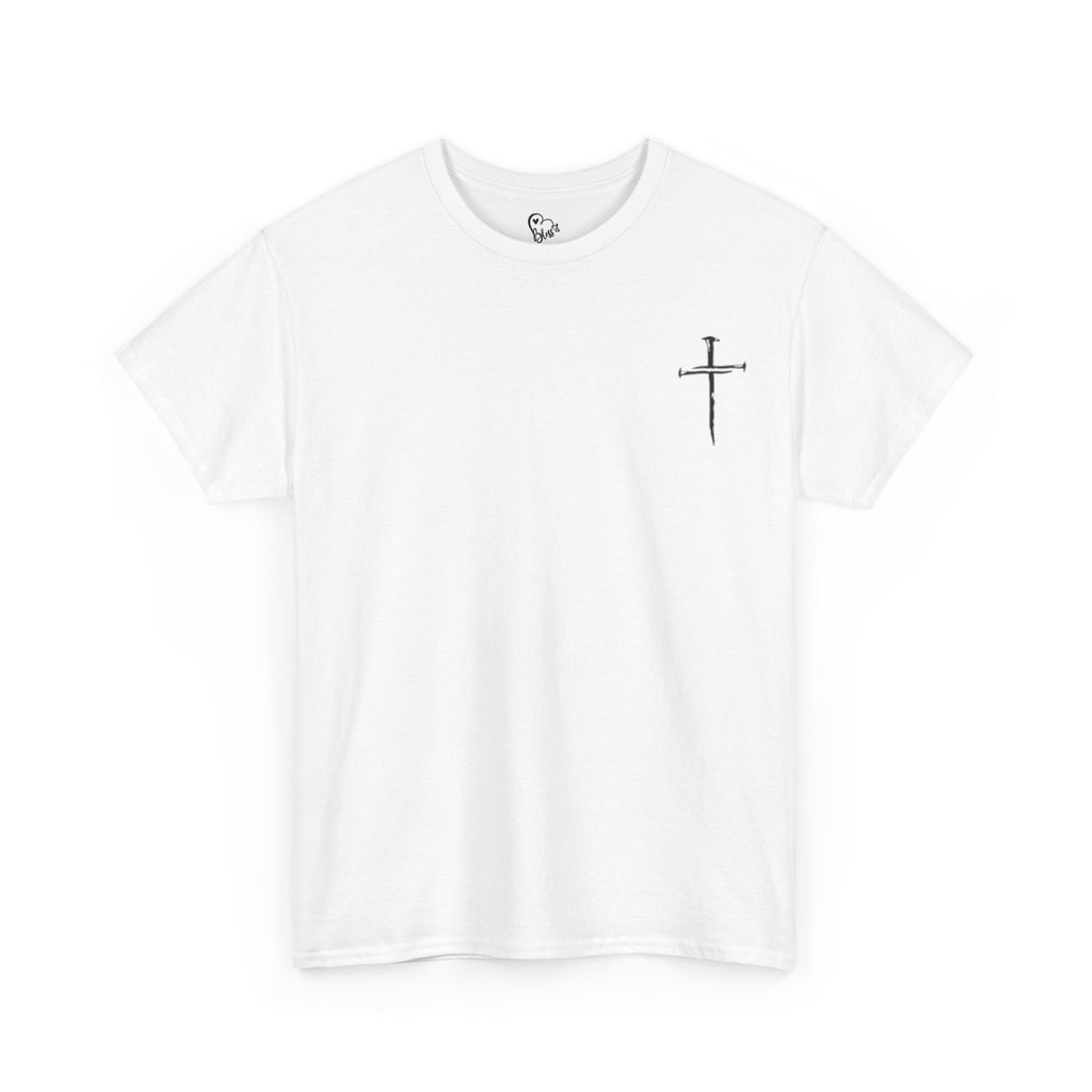 Nail Cross with "The Way The Truth The Life" T-Shirt | Christian Faith Tee