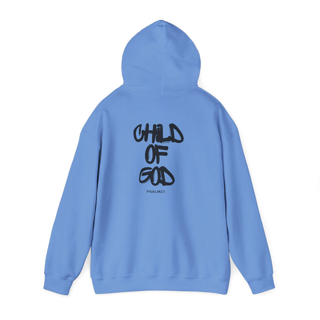 Child of God Hoodie | Handwritten Script Religious Faith Pullover for Adults