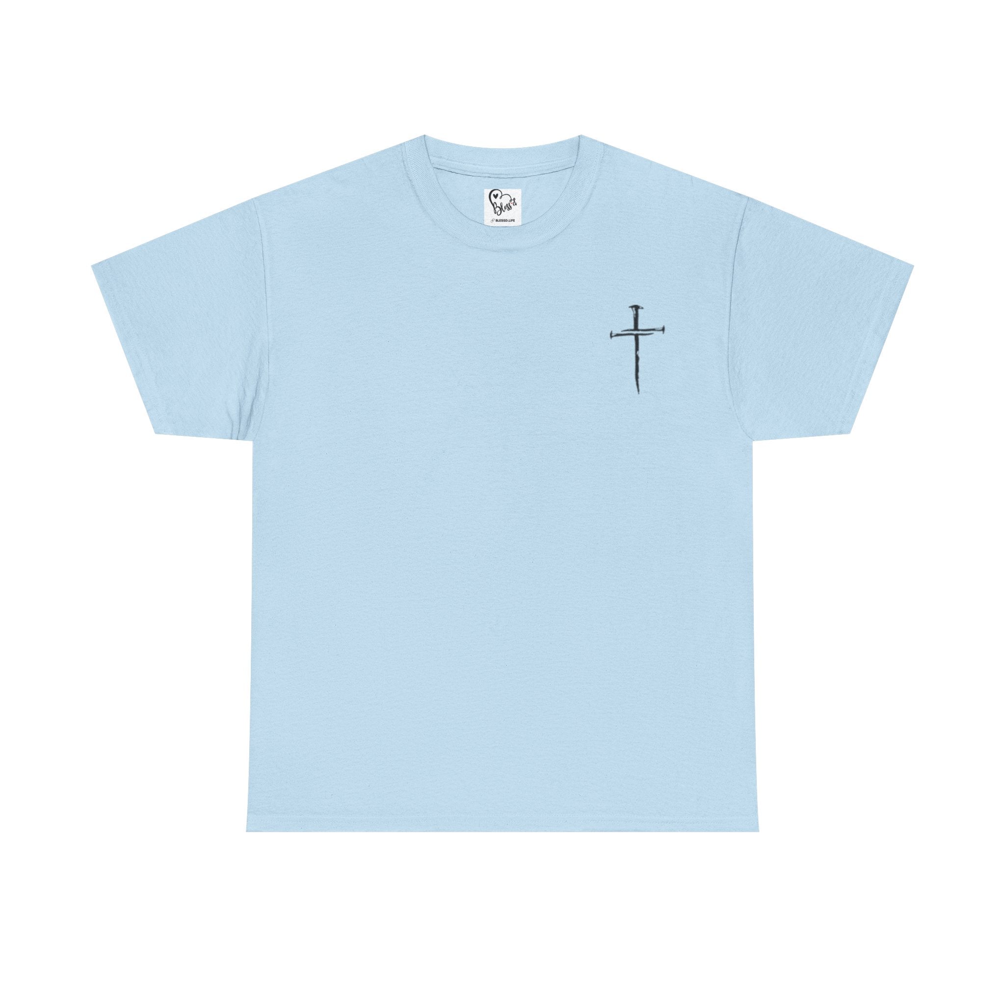 Nail Cross with "The Way The Truth The Life" T-Shirt | Christian Faith Tee