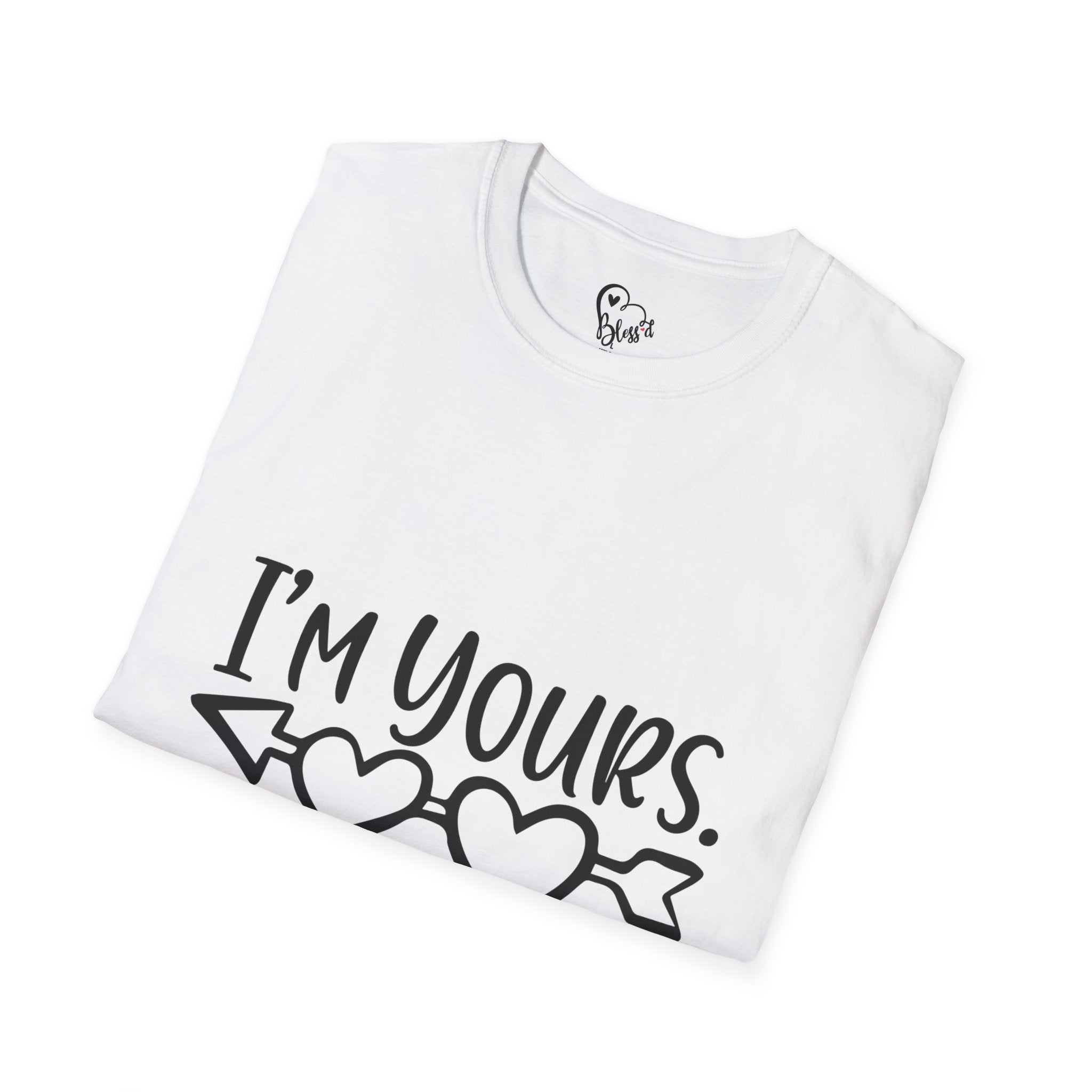 I'm Yours T-Shirt | Heart Arrow Love Graphic Valentine's Day Funny