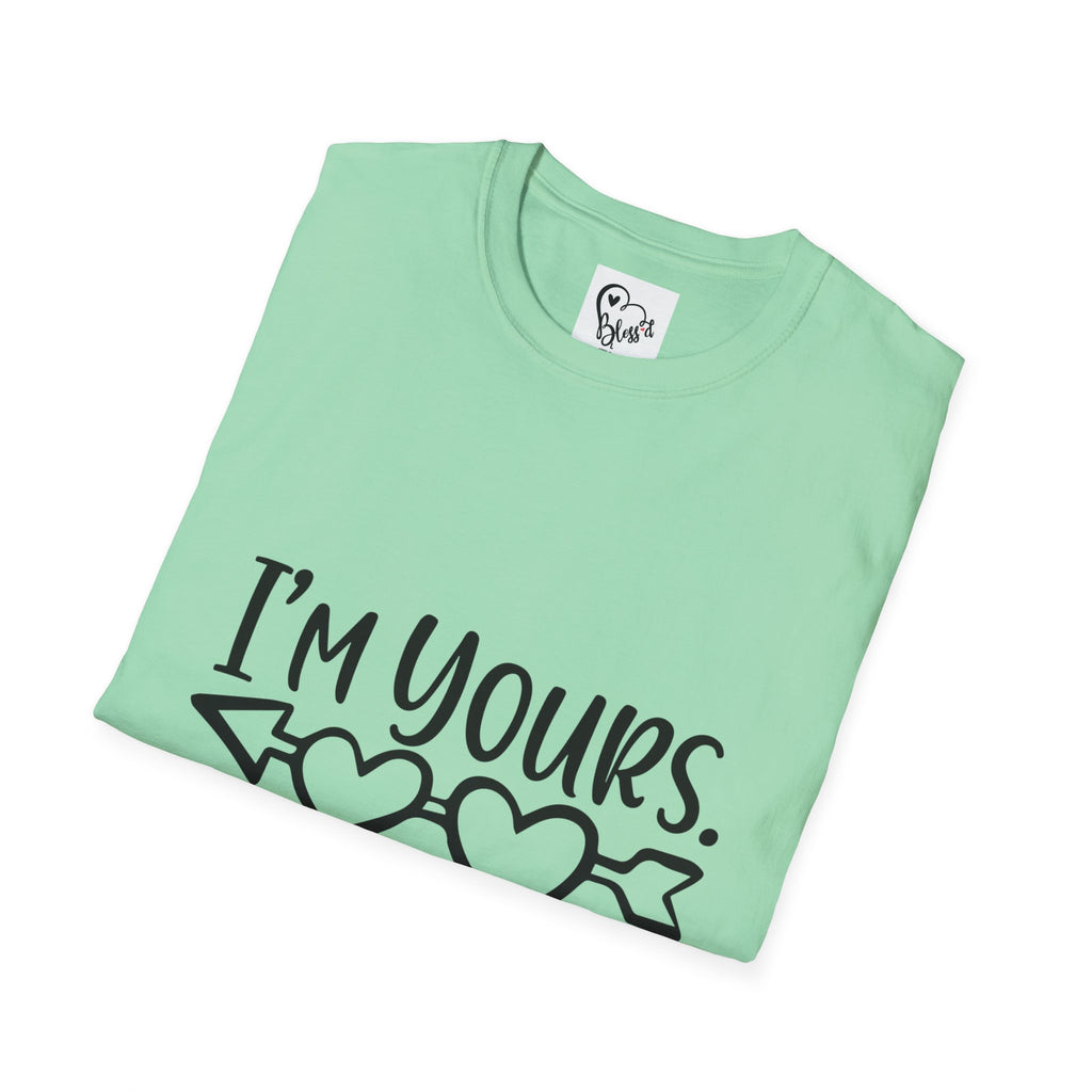 I'm Yours T-Shirt | Heart Arrow Love Graphic Valentine's Day Funny