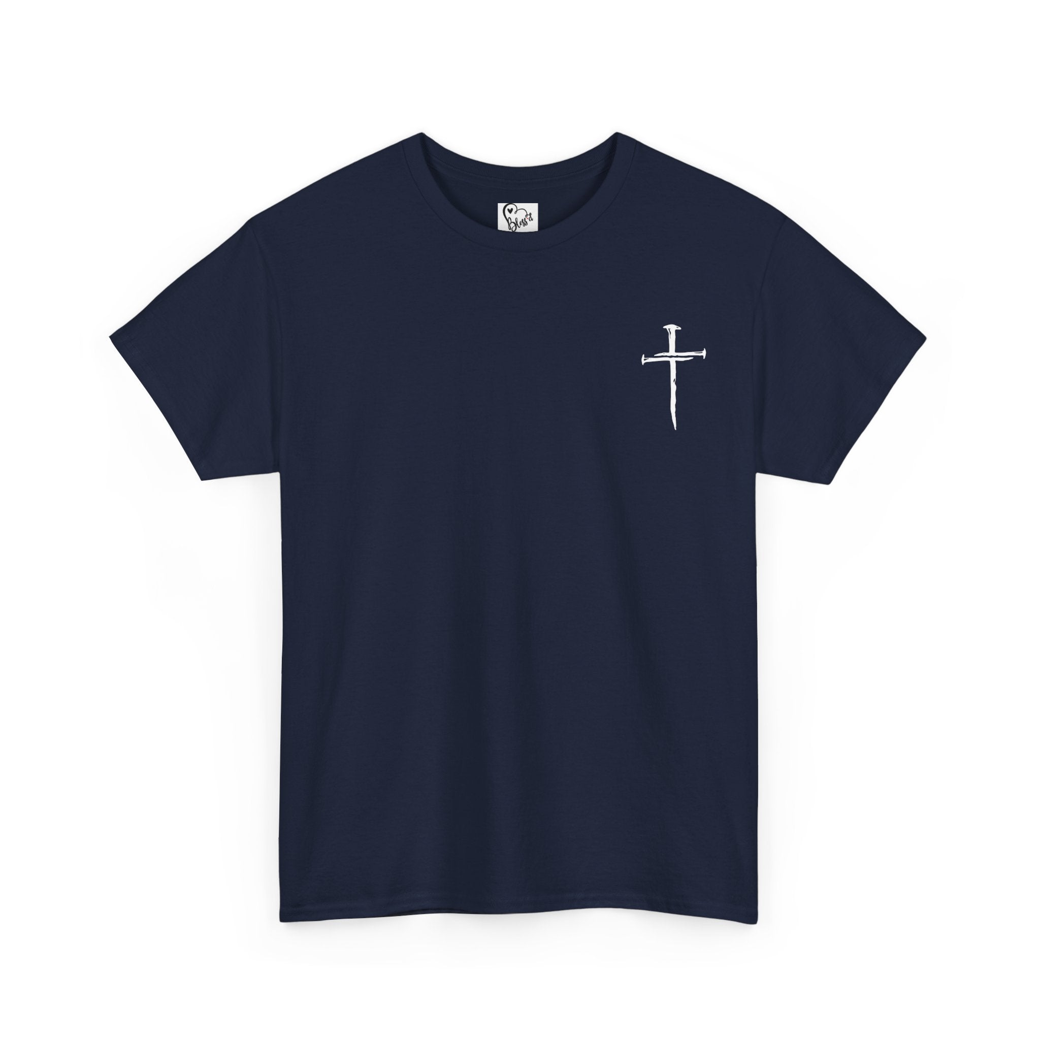 Nail Cross with "The Way The Truth The Life" T-Shirt | Christian Faith Tee
