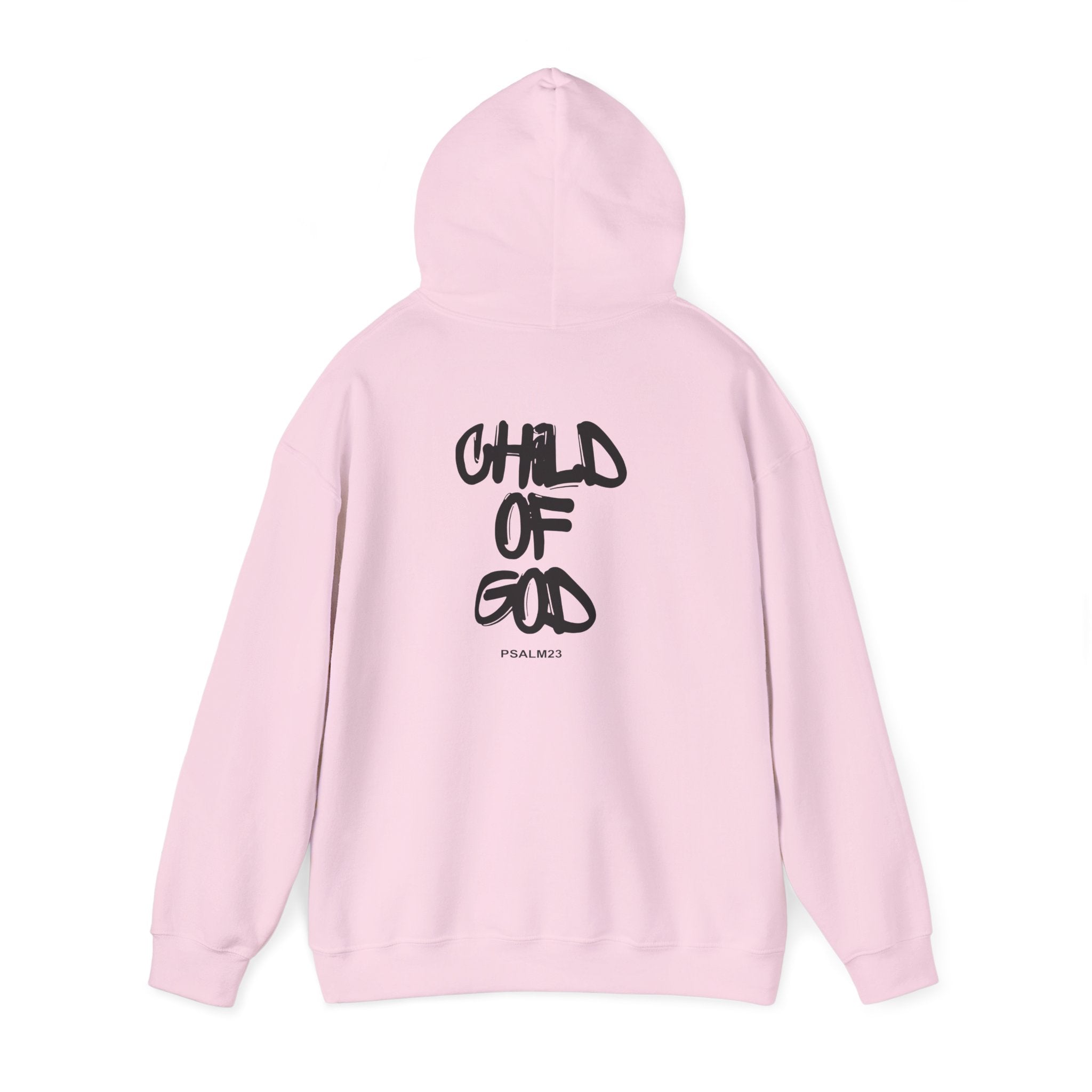 Child of God Hoodie | Handwritten Script Religious Faith Pullover for Adults